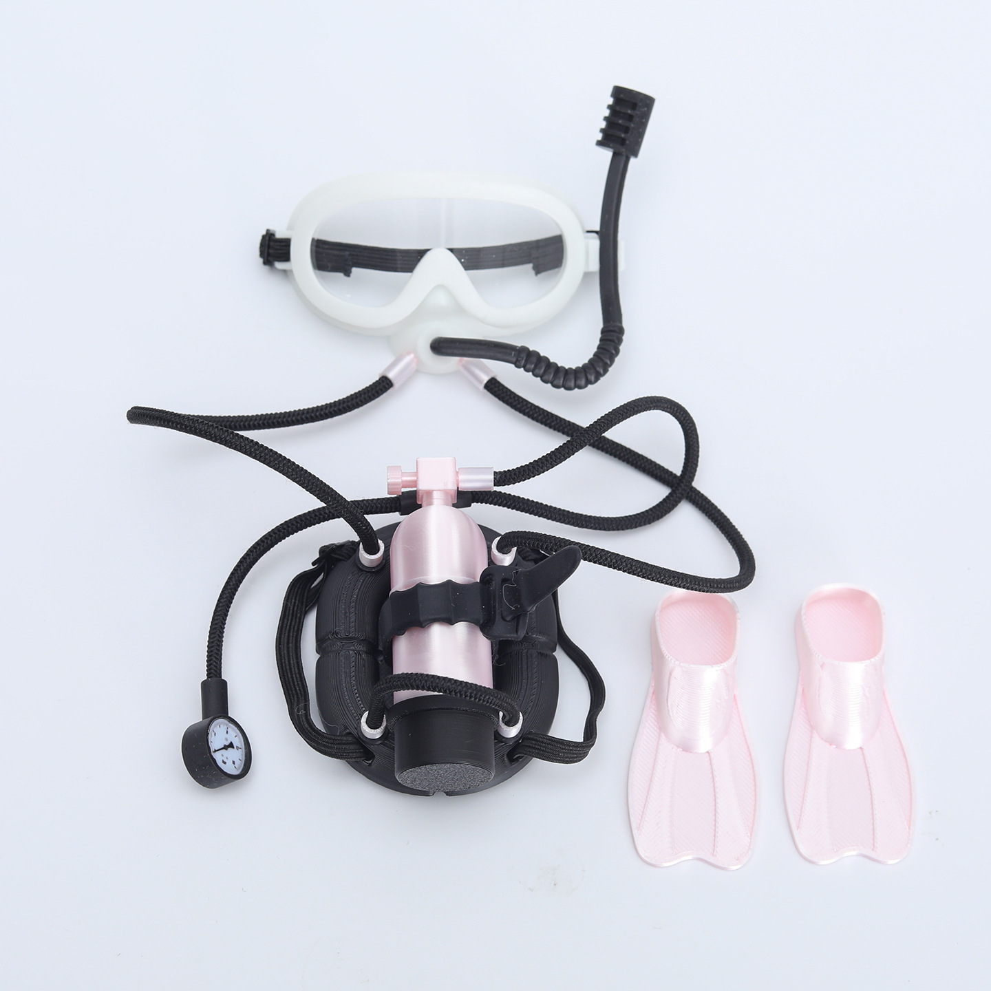 Suitable for Labubu labubu 17cm Doll Clothes Accessories Professional Diving Equipment Swimming Sports Scuba Set
