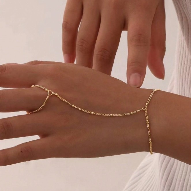New Ring Bracelet Bracelet Y-Chain Geometric Bead Bracelet Wholesale