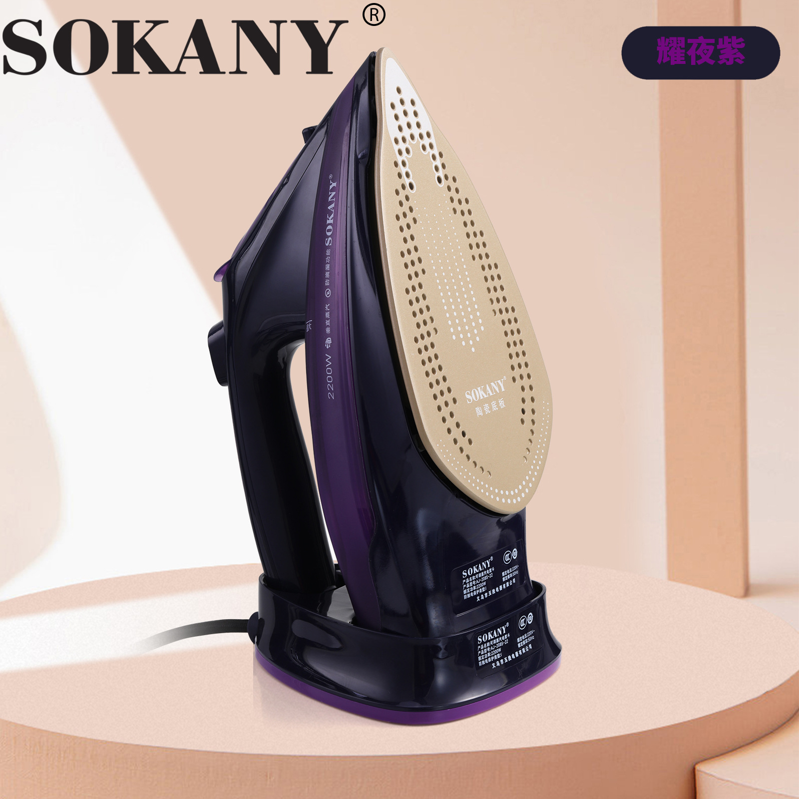2400W Wet and Dry Garment Steamer Electric Iron Household Handheld Ironing Machine