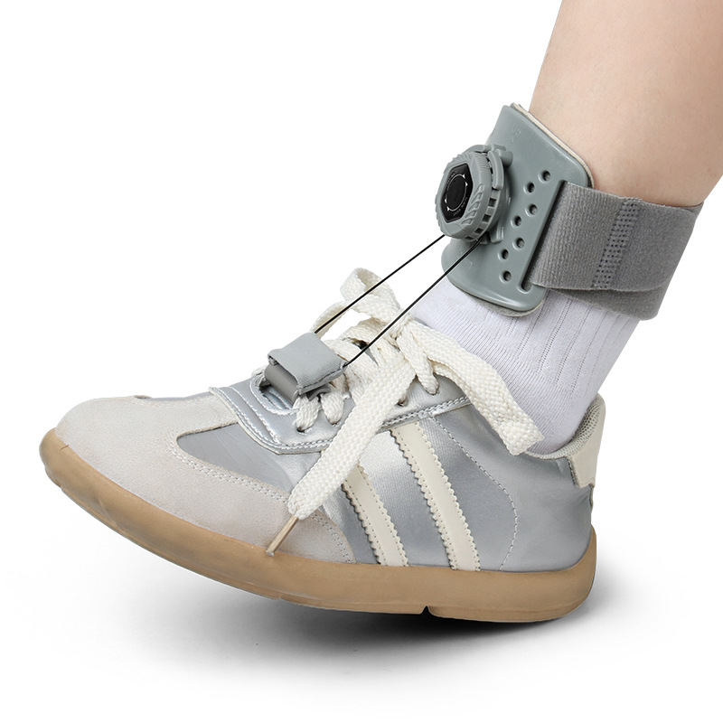 Foot Drop Orthosis Knob Adjustable Wear Shoes Plantar Fasciitis Recovery Fixation Foot Support Foot Inversion Eversion Corrector