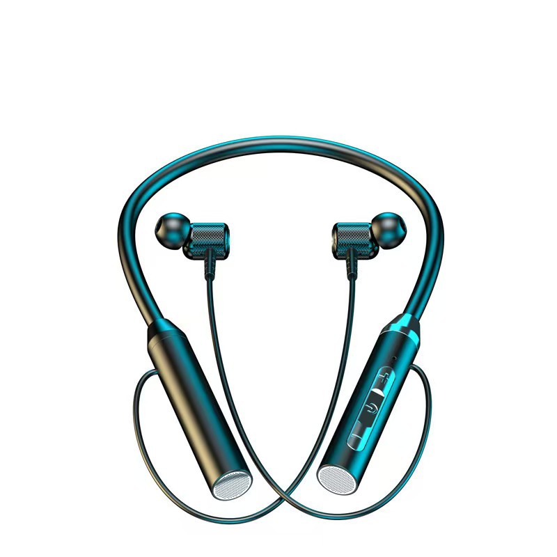 Dual Ear Bluetooth Earphones G08 Sports Magnetic In-Ear Neckband Hanging Running Stereo Large Capacity Earphones Gift