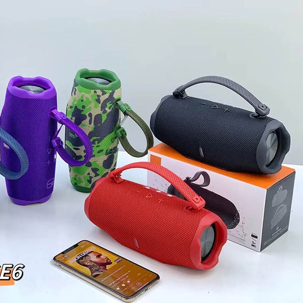 20W Speaker New E6 Portable Bluetooth Speaker Subwoofer Wireless Bluetooth Speaker