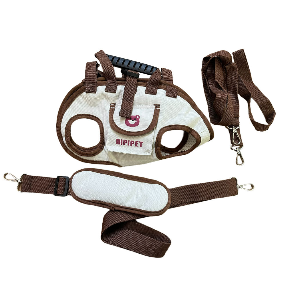 Dog Backpack Shoulder Handheld Pet Travel Backpack Portable Breathable Crossbody Strap Pet Supplies