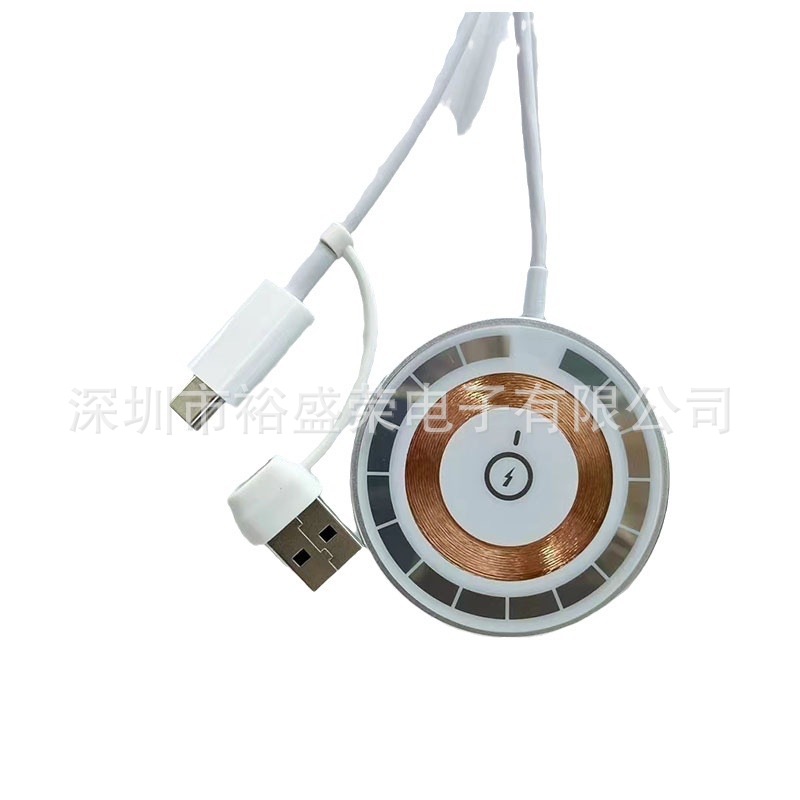 MagSafe 15W Transparent Magnetic Wireless Charger for Apple Phone Strong Magnetic Fast Charging