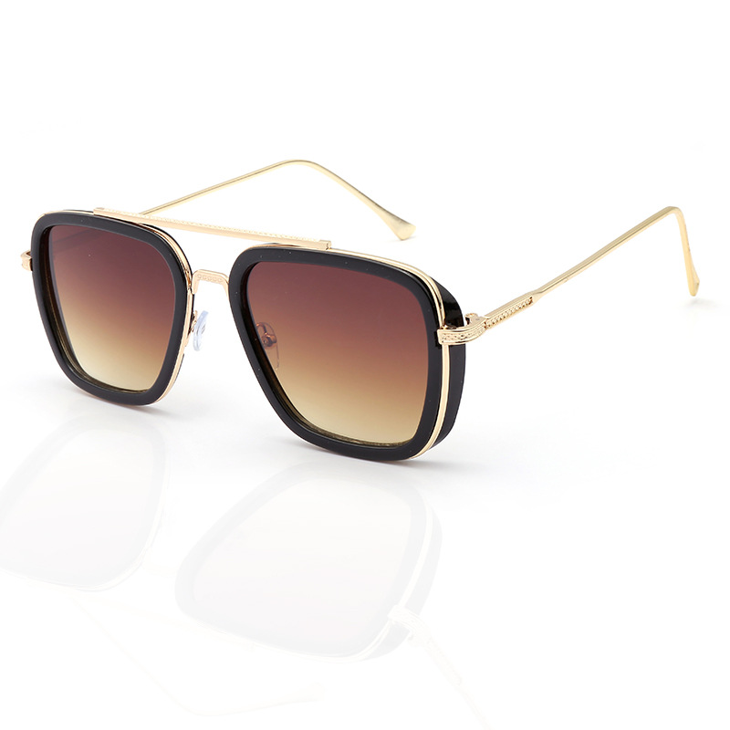 IRON TONY Iron Man 4 Sunglasses, Square Frame Sunglasses, Punk Style