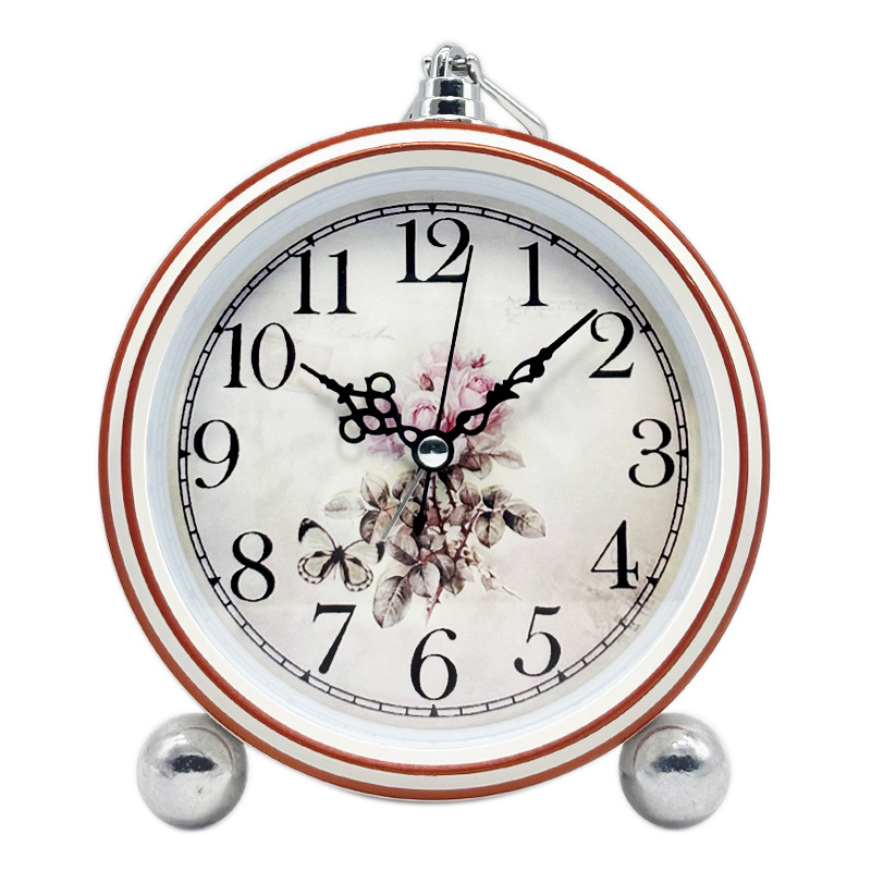 5.5-Inch Metal Silent Large Alarm Clock Desk Clock Children Student Desktop Large Alarm Clock