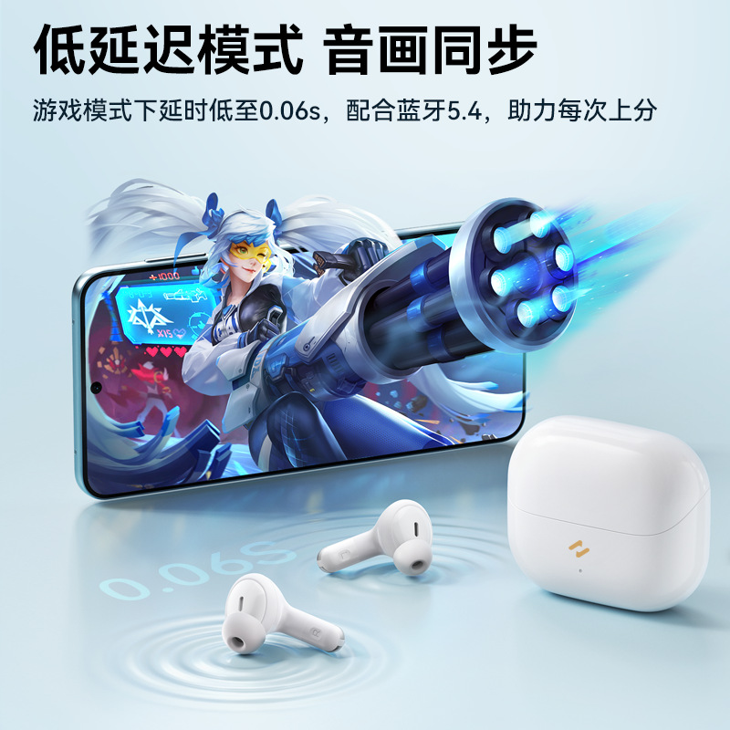 havit 2026 New Product TW982 Wireless Bluetooth Earphones Game Low Latency In-ear Call Noise Cancellation Earphones