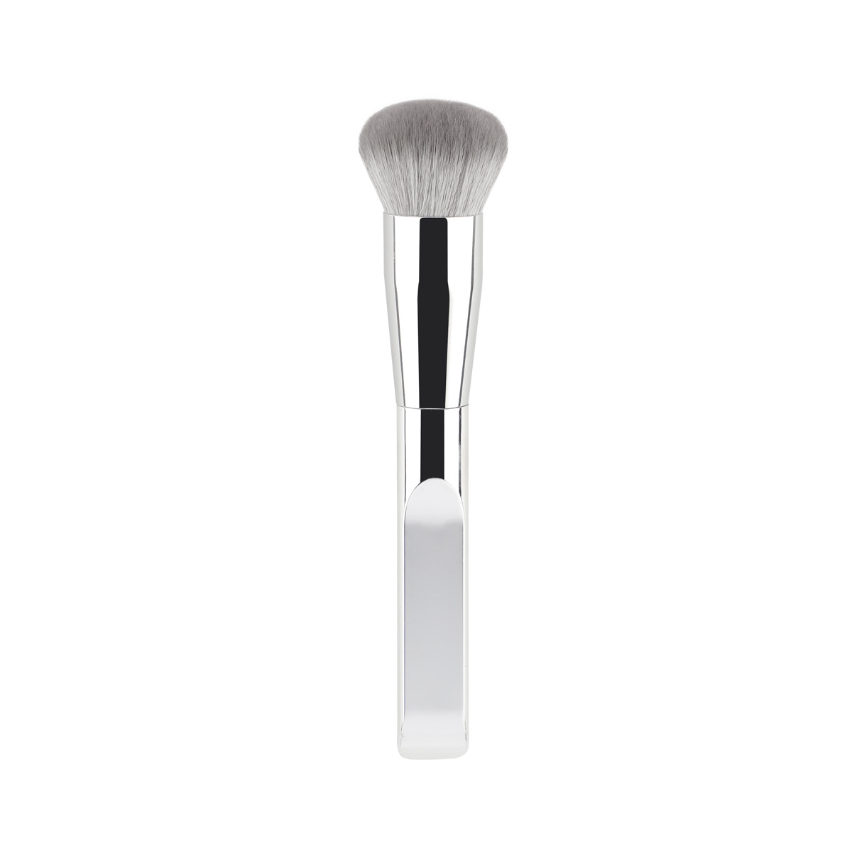 New Makeup Brush Thickened Aluminum Tube Foundation Brush Non-Absorbing Powder No Trace Base Makeup Tongue Shape Brush Face Mask Brush Cosmetic Tool
