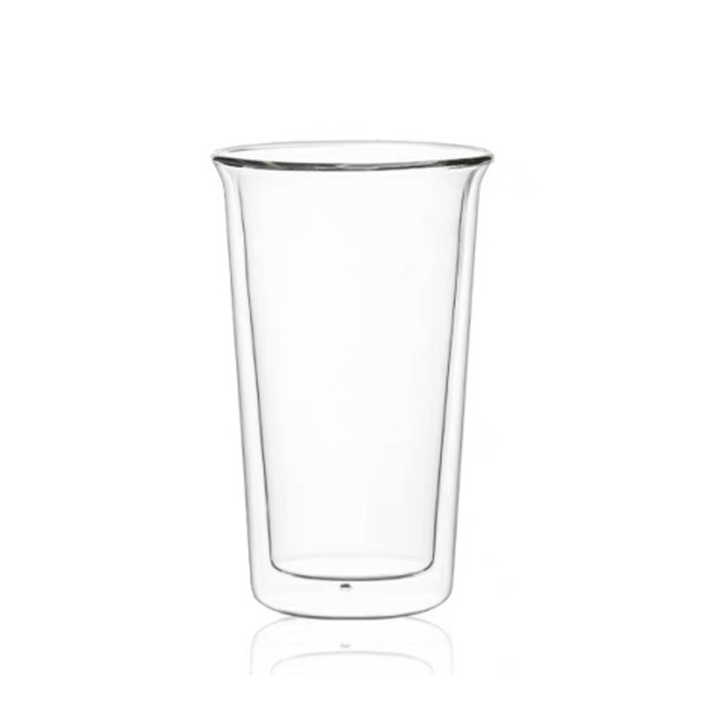 Heat-resistant double-layer insulated glass water cup, coffee cup, water cup, milk drink cup, milkshake, milk tea, coffee cup
