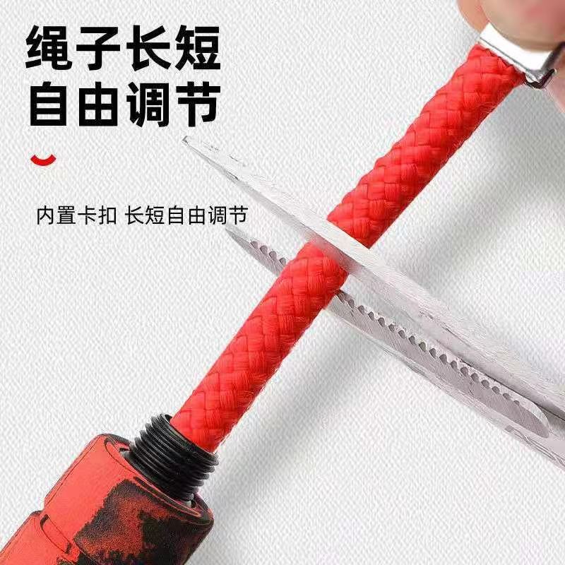 Weighted jump rope graffiti middle school fitness bearing speed race bamboo joint physical training sand style bearing steel wire jump rope