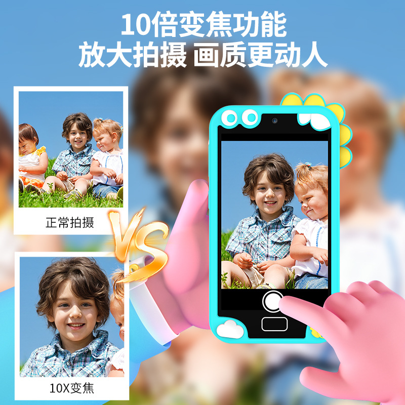 New cartoon mini children's phone camera HD photo video educational children's digital camera
