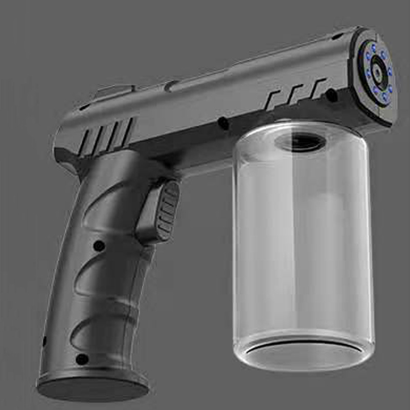 Portable Alcohol Sprayer Blue Light Atomizing Disinfection Gun Home Disinfection Gun Smart Home Spray Gun