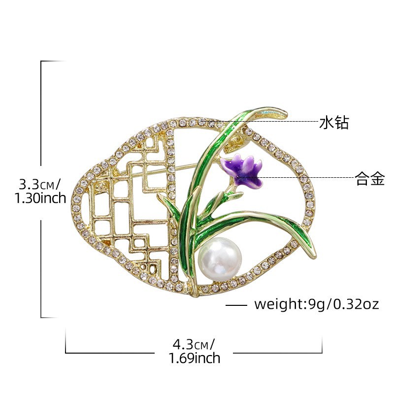 New Brooch Gift Box Niche Pin Coat Suit Women's Corsage Gift