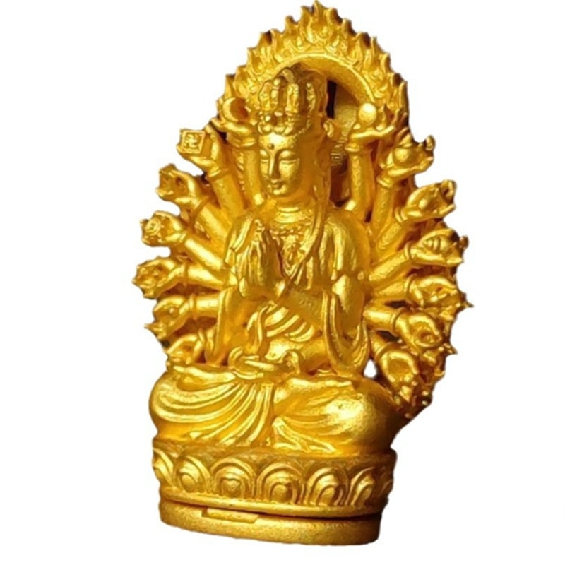 Thousand-hand Guanyin guardian Buddha pendant necklace niche gift jewelry