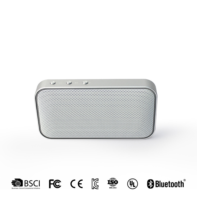 BT209 wireless outdoor portable ultra-thin Bluetooth speaker small steel cannon electronic gift mini pocket speaker