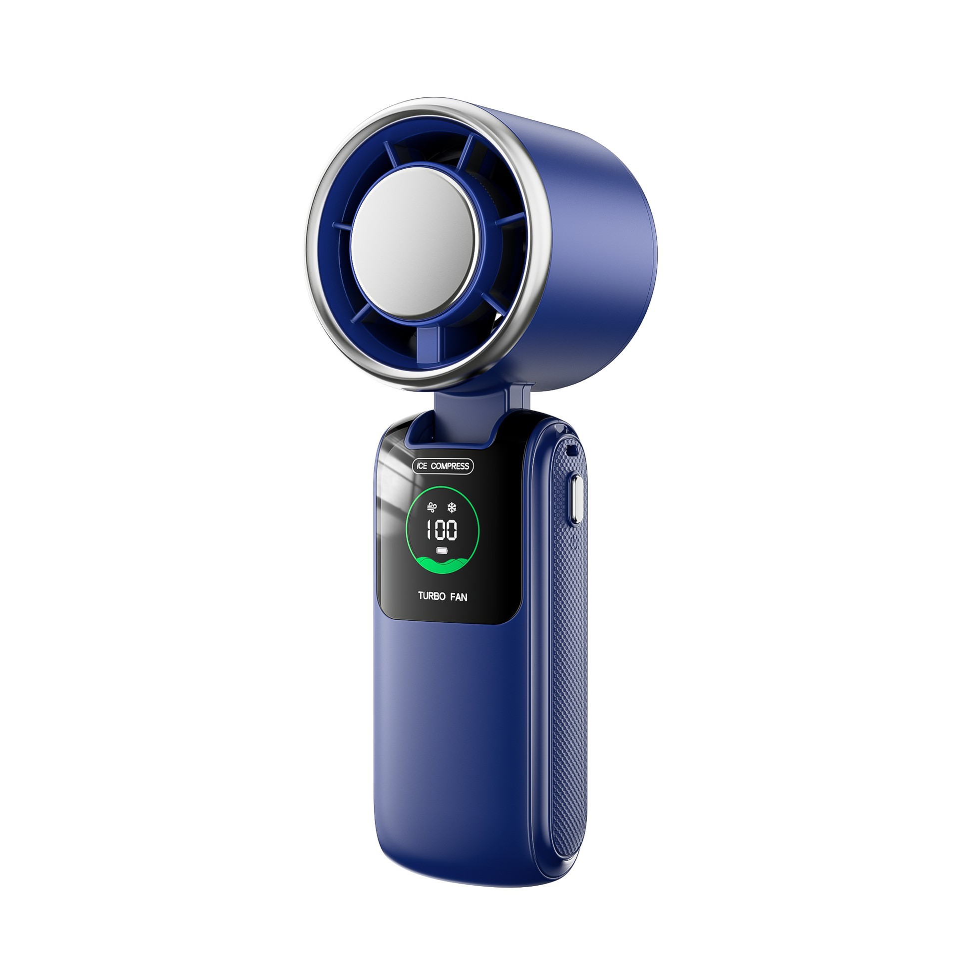 2026 new semiconductor cooling high-speed handheld fan usb mini portable charging folding small fan