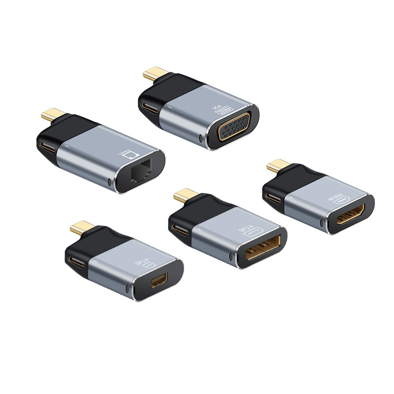 Type-C female to HDTV computer monitor adapter 4K@60HZ DP1.4 high-definition conversion