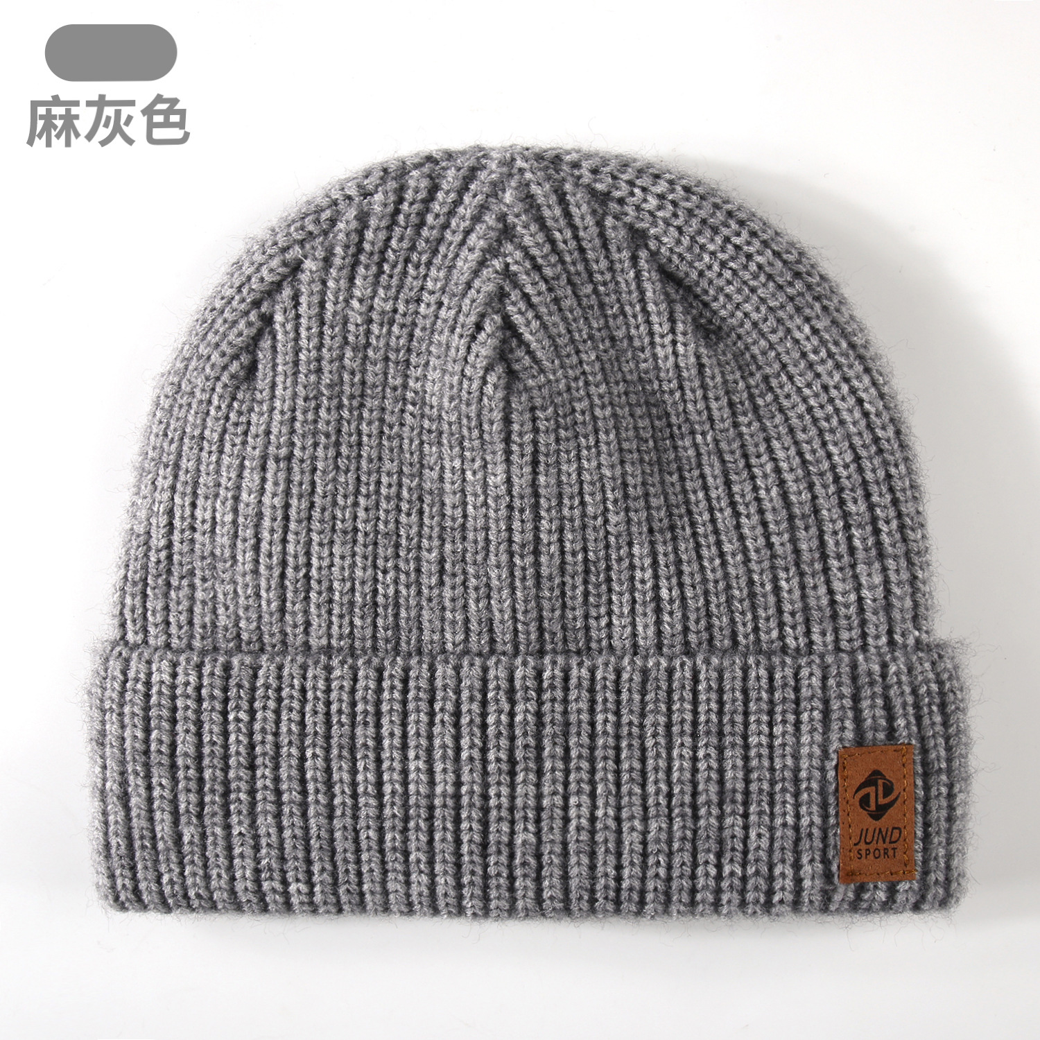 Knitted Hat Winter Men and Women New Double-Layer Thick Knit Hat Casual Outdoor Earflap Wool Hat