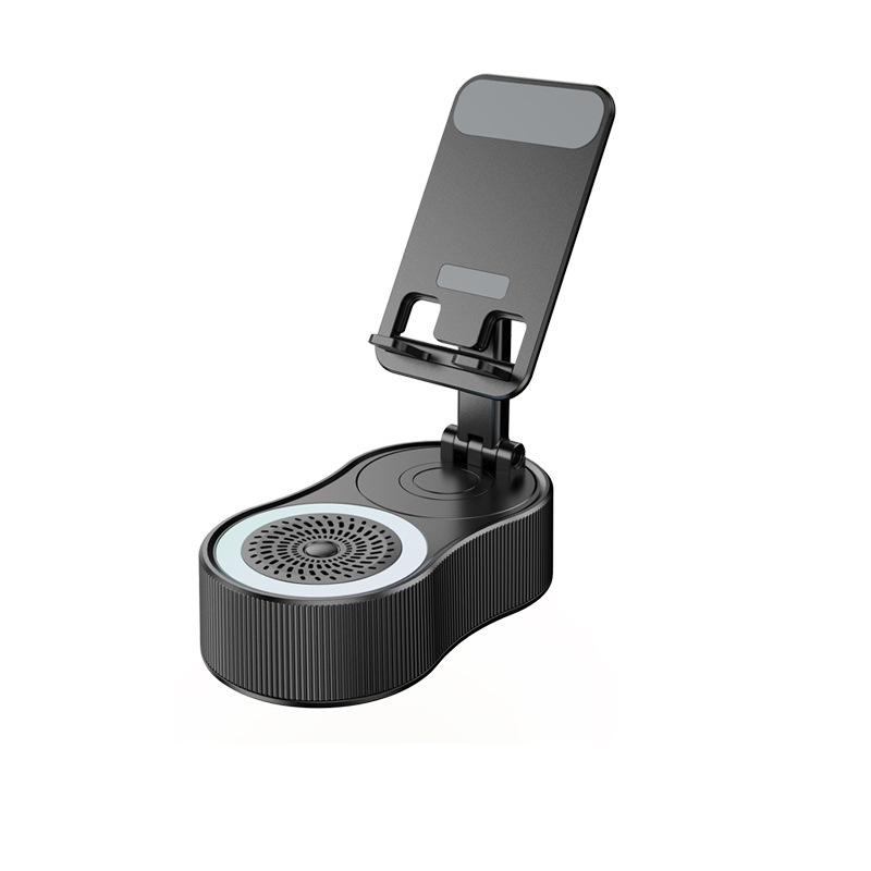 New Five-in-One Stand RGB Light Bluetooth Speaker Phone Platform Live Streaming Audio Ship Same Day