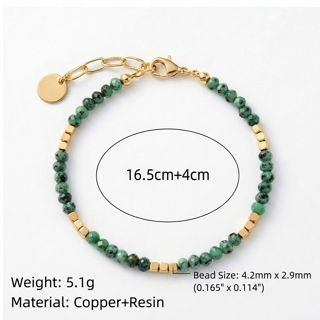 Multi-material layered bracelet ribbon bead metal chain combination hand accessory