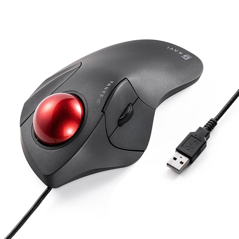 Japan SANWA trackball dual mode silent wireless mouse ergonomic vertical drawing CAD GMAT TB137