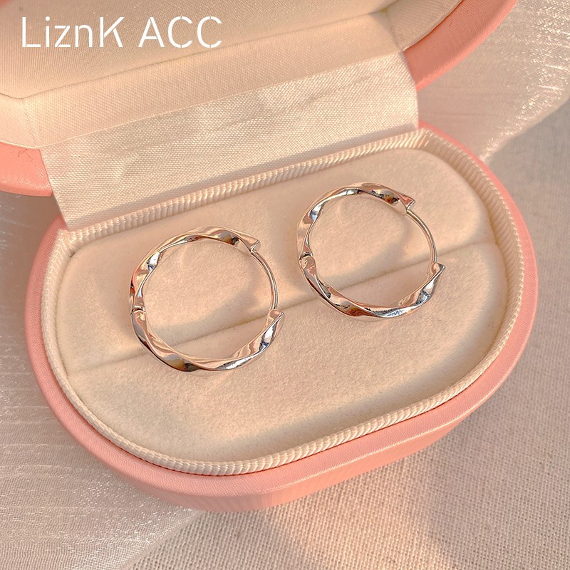 Simple Plain Circle Earrings Women 2025 New Ear Hoops Ear Accessories Circle Ear Cuffs