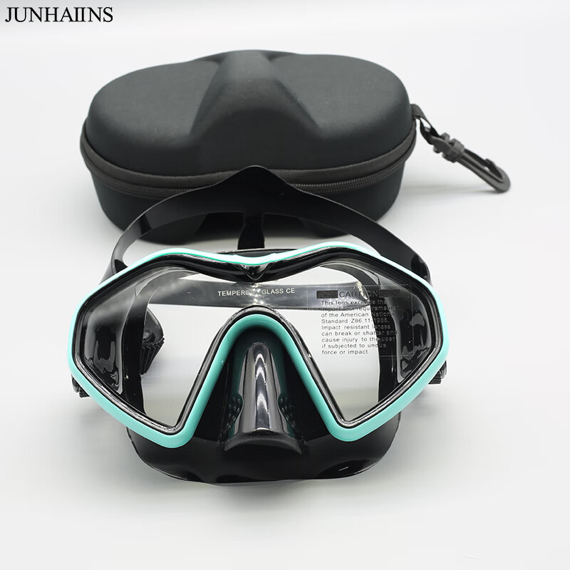 JUNHAIINS wet diving mask high-definition anti-fog snorkeling scuba diving mask free diving single lens large
