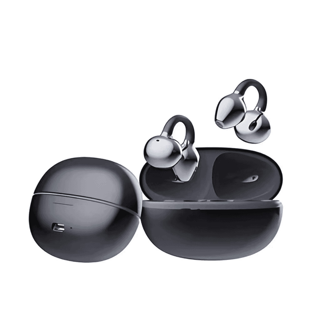 Clip-on Bluetooth Headphones Open Ear Headphones Smart Noise Cancelling Headphones Ultra-long Battery Life Fast Charging