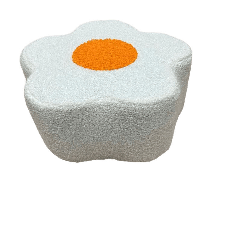 Milk powder can stool cover parent-child interactive cloth cover flower material pack cover no sewing