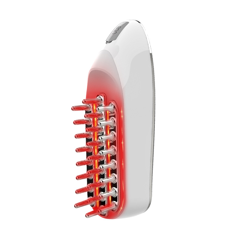Scalp Applicator EMS Microcurrent Massage Hair Growth Comb Red Light Hair Care导液 Meridian Electric Massage Comb