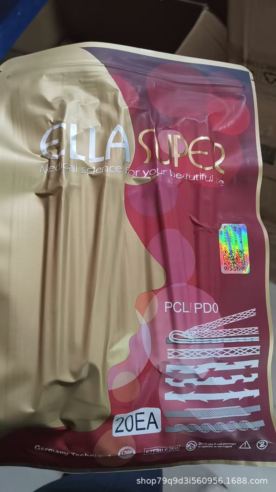 Minova Thread Ella Ovela Thread Small V Large V PCL Fishbone Thread 4S Nasal Columella PDO Smooth 4D