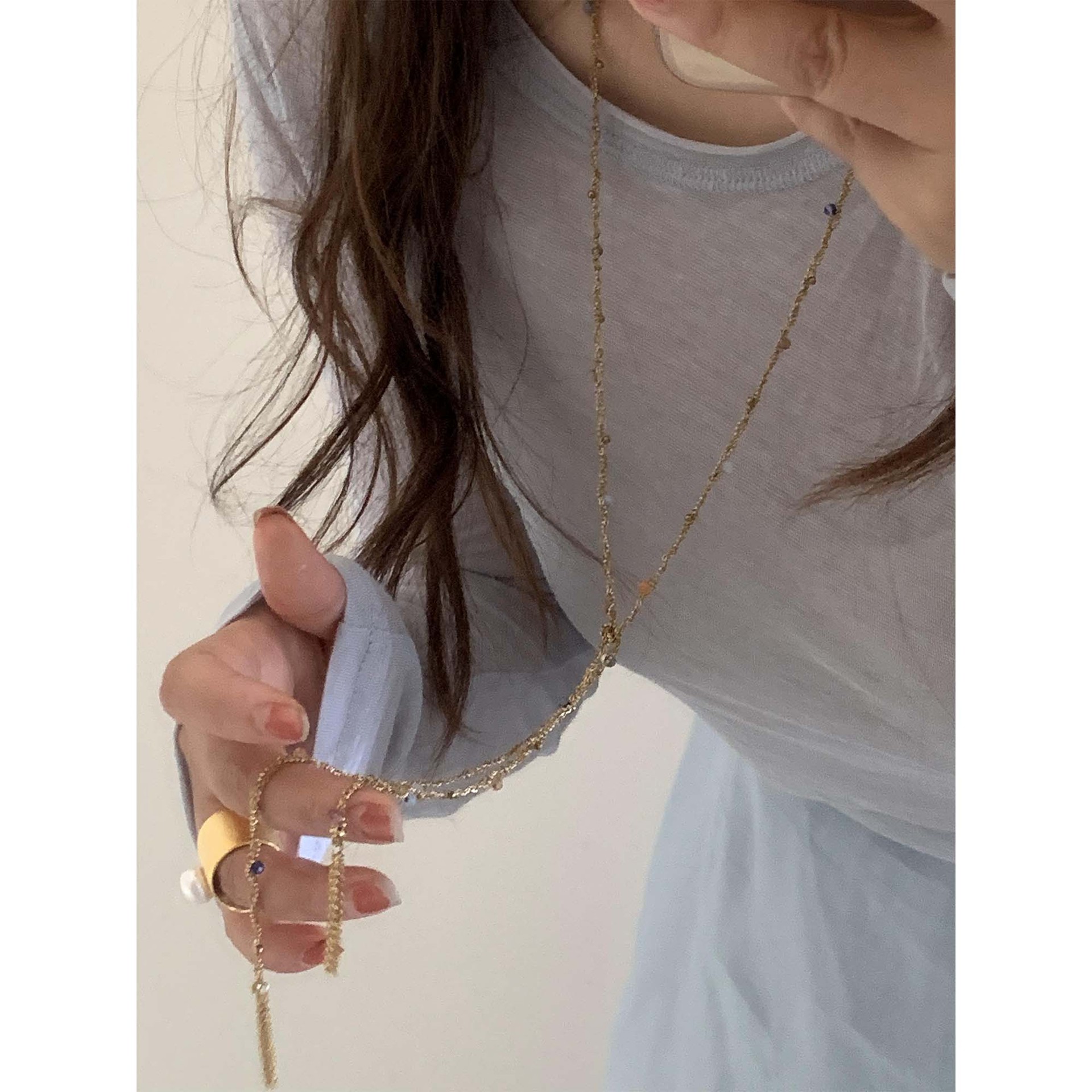 301 Foreign Small Piece All Hand Woven Waterproof Sweatproof Heavy Medium Long Tassel Heavy Work s2-9