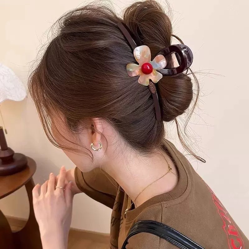 66#炫彩贝壳纹花朵韩系巧克力【约13cm】