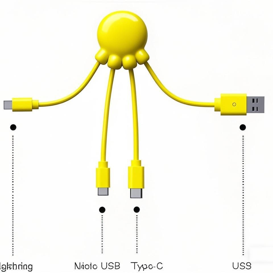 Charging cable 3-in-1 fast charging cable type-c fast charging Apple data cable glowing LOGO Android cable phone 120W