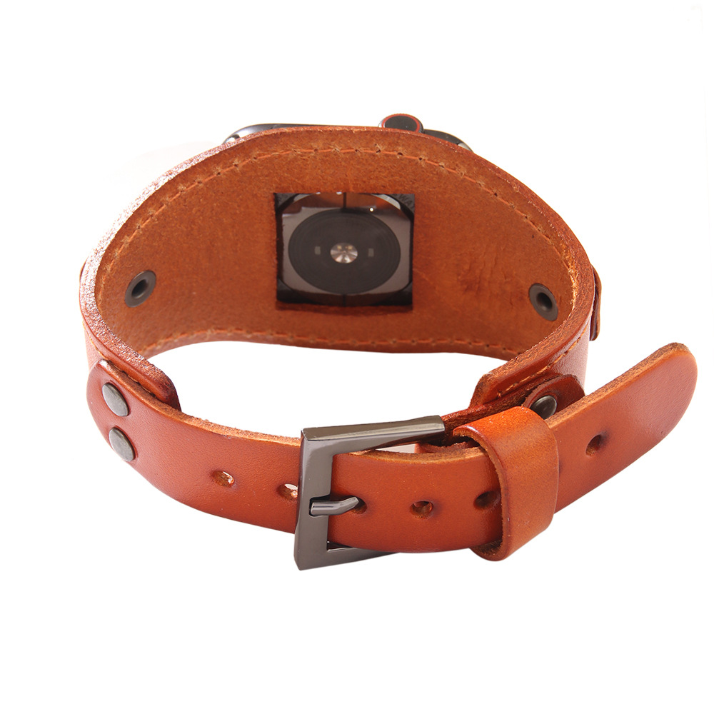 New Apple Watch Strap Cowhide Leather Strap for Apple Watch Universal Leather Wristband