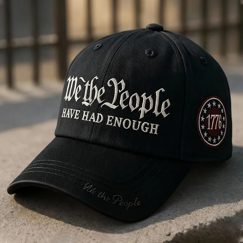 WETHEPEOPLE Embroidered Baseball Cap US Independent Station Distressed Outdoor Sun-Protective Hat Women's Visor Cap