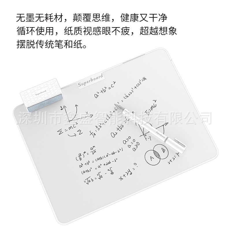 Microcapsule Magnetic Whiteboard LCD Writing Board Handwriting Board Office Message Board Student Memo Calculation Erasable