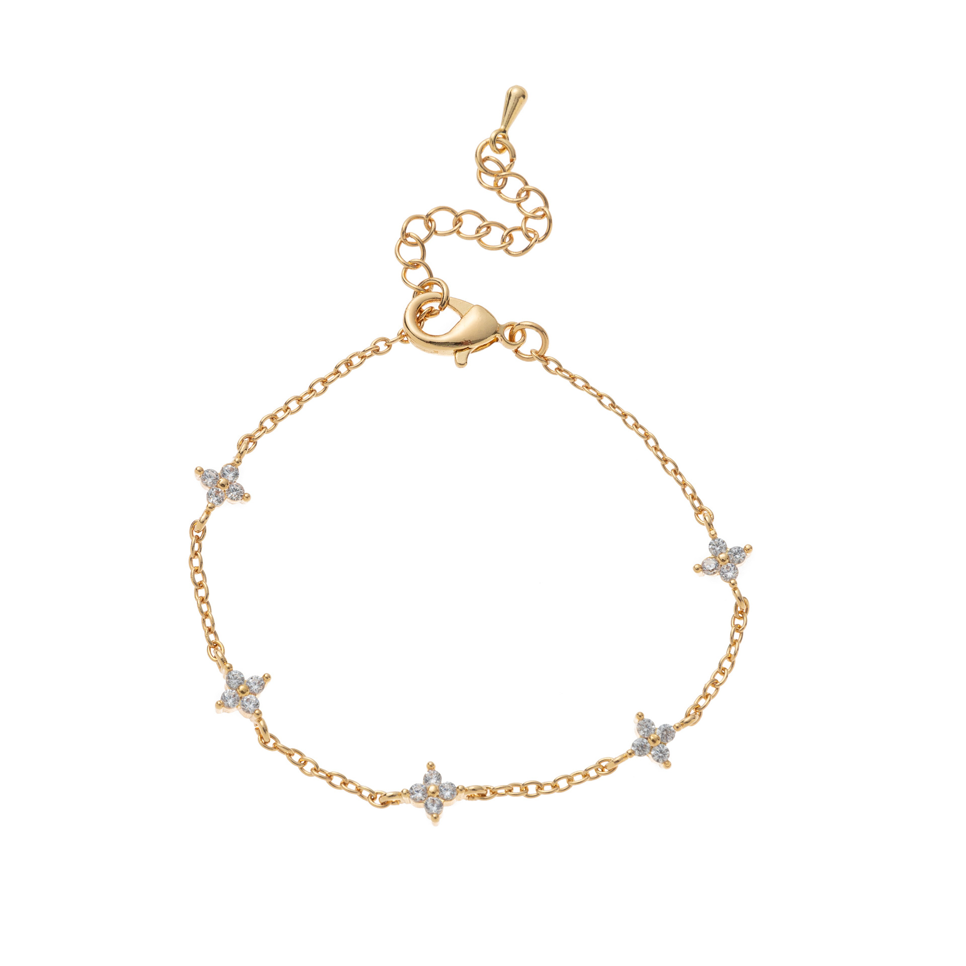 Cute and sweet bracelet with heart zircon, butterfly knot, Valentine's Day bead gift, popular item