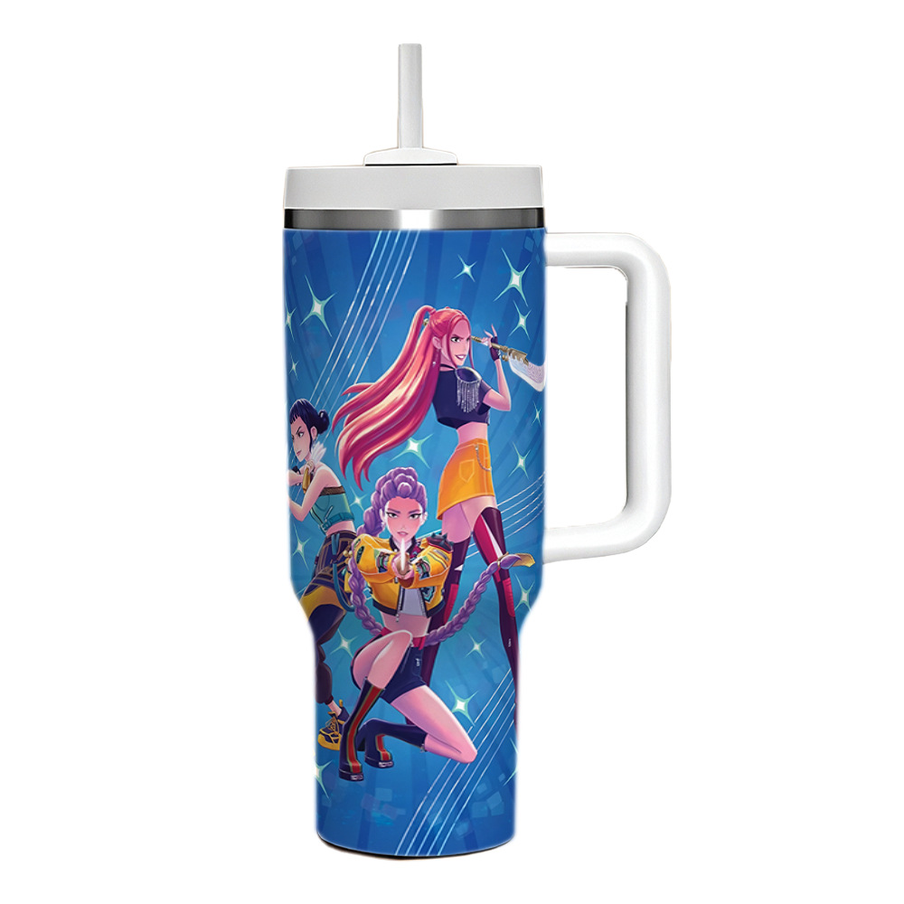 Car cup K-POP Huntrix 40oz Rumi Mira Zoey ice霸 cup