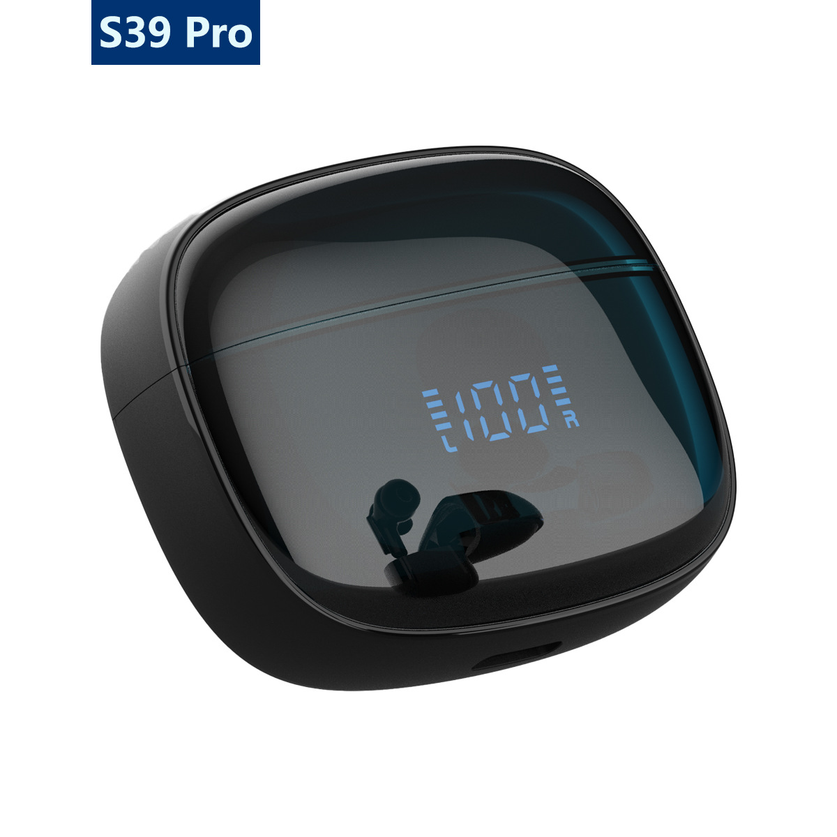 IVANTE Private Mold S18 Wireless Dual-Mic ENC Call Noise Reduction Low Latency Battery Display TWS Bluetooth Headphones
