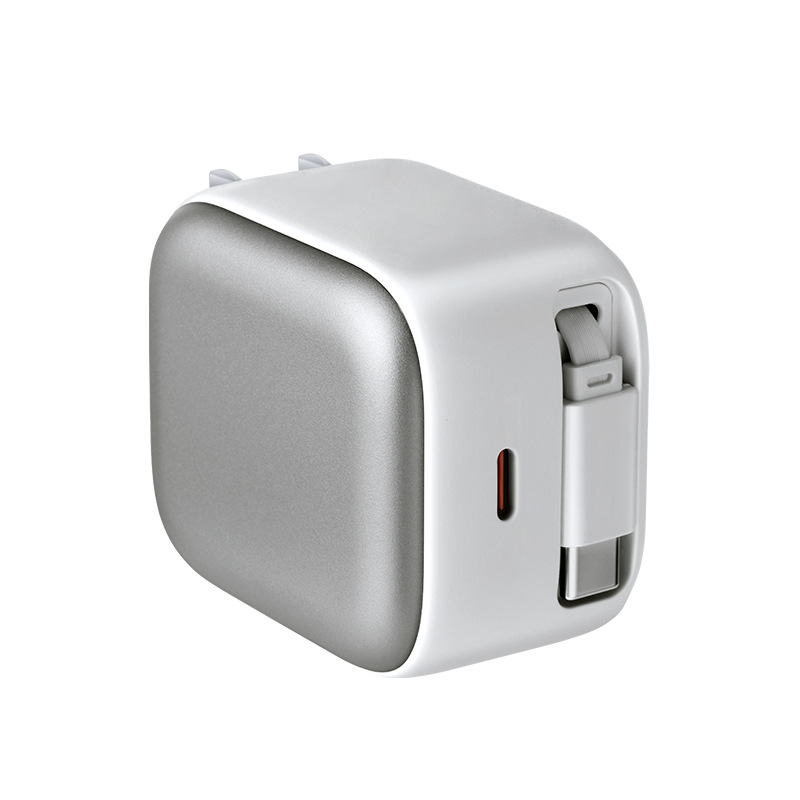 Retractable Cable PD67W GaN Charging Head Type-C Phone Tablet Laptop Fast Charger
