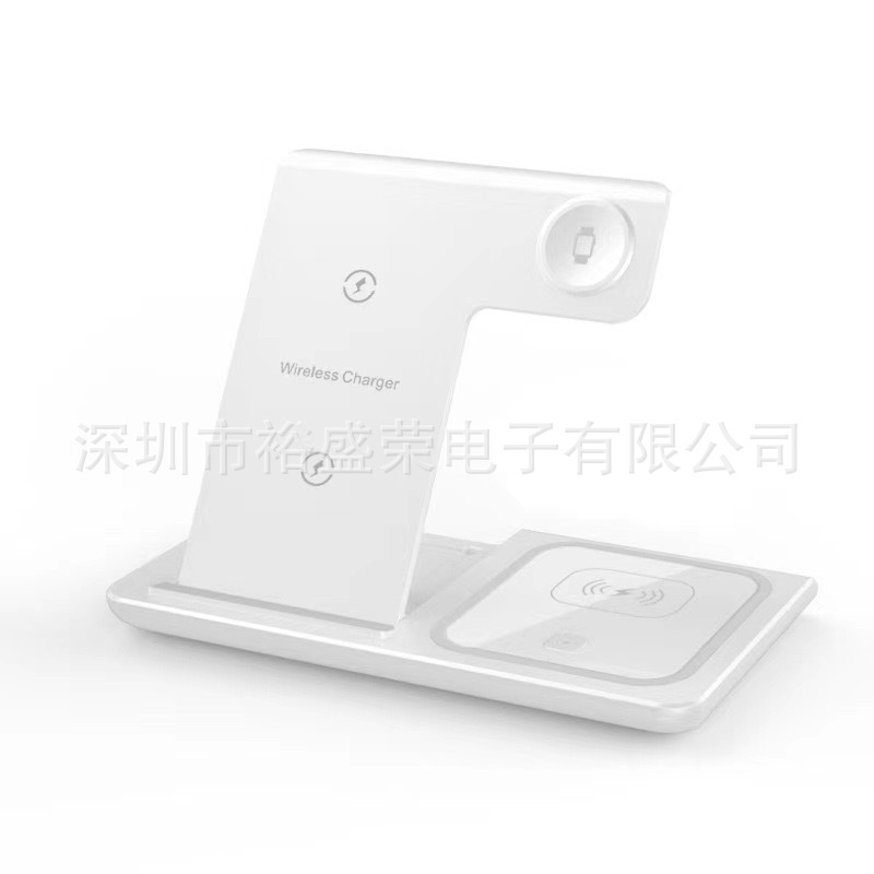 X455 3-in-1 Wireless Charger Desktop Foldable Phone Stand Wireless Charger