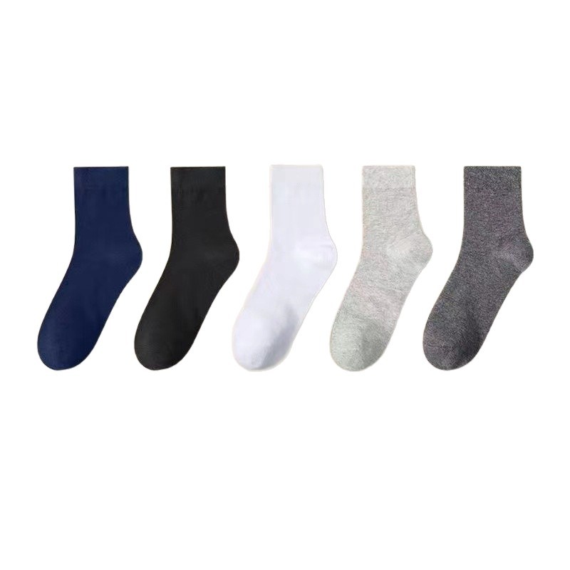 Disposable Socks for Men, Sweat-Absorbent, Odor-Resistant, Daily Use, Suitable for All Seasons, Travel-Friendly, Mid-Short Tube Socks, Sports Socks, Zhuji Sock Wholesale