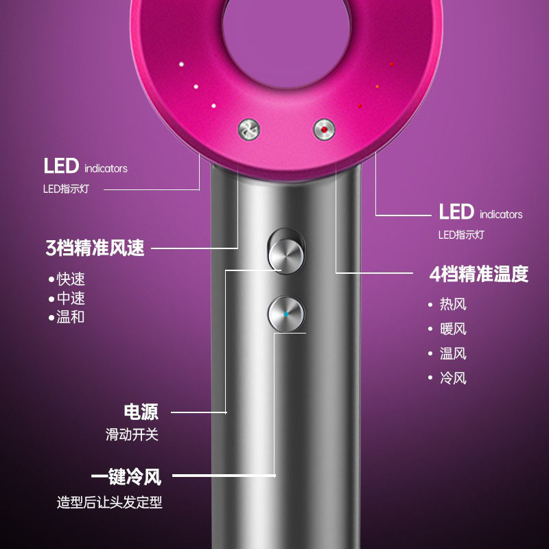 [One machine, one code] Hair dryer negative ion non-damaging hair care quick-dry for barbershop salon beauty industry hotel hair dryer