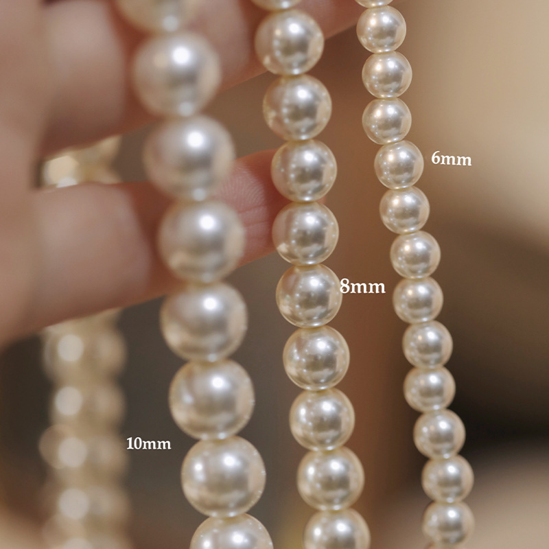 [Pearl Beauty] Matching cheongsam pearl necklace women's mother clavicle chain neck chain