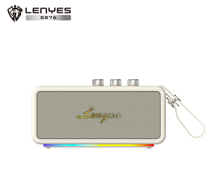 LENYES Cold Lion HIFI Portable Bluetooth Speaker IPX6 Waterproof 2.1 Stereo Heavy Bass Ultra Long Battery Life TWS