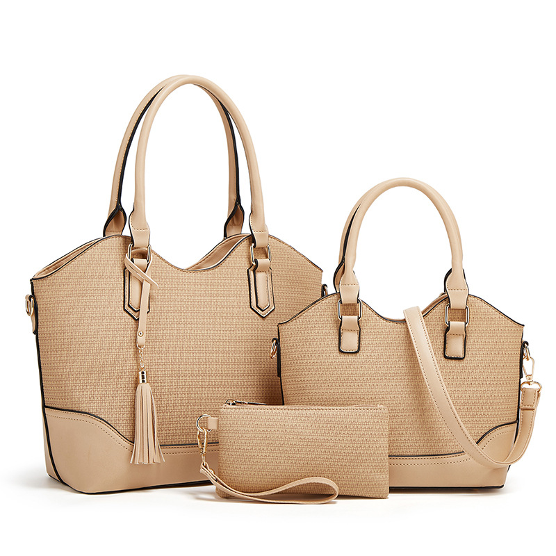 2026 new tote bag is handbag women's bag crossbody backpack three-piece set