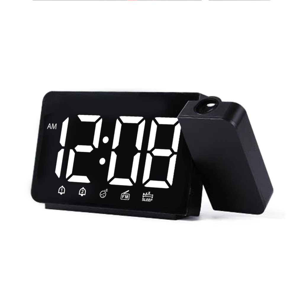 Projection Alarm Clock Radio Clock LED Digital Clock Phone Charging Desk Clock Simple Digital Clock