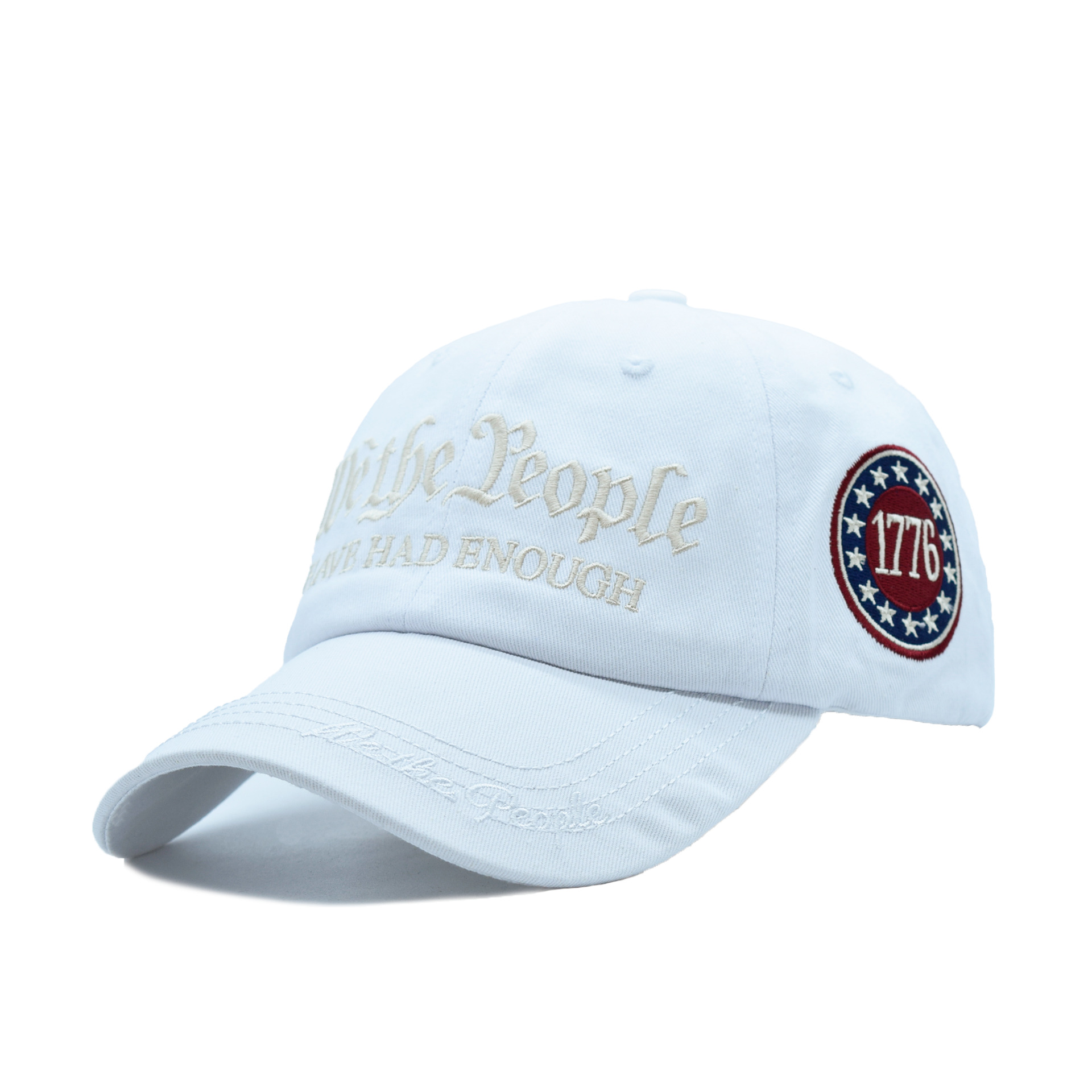 WETHEPEOPLE Embroidered Baseball Cap US Independent Station Distressed Outdoor Sun-Protective Hat Women's Visor Cap