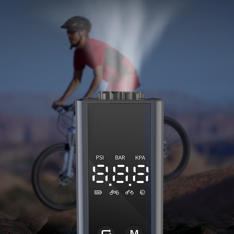 Electric Air Pump Tire Inflator Portable Mini Bicycle Mountain Road Bike Inflator Pump airpump